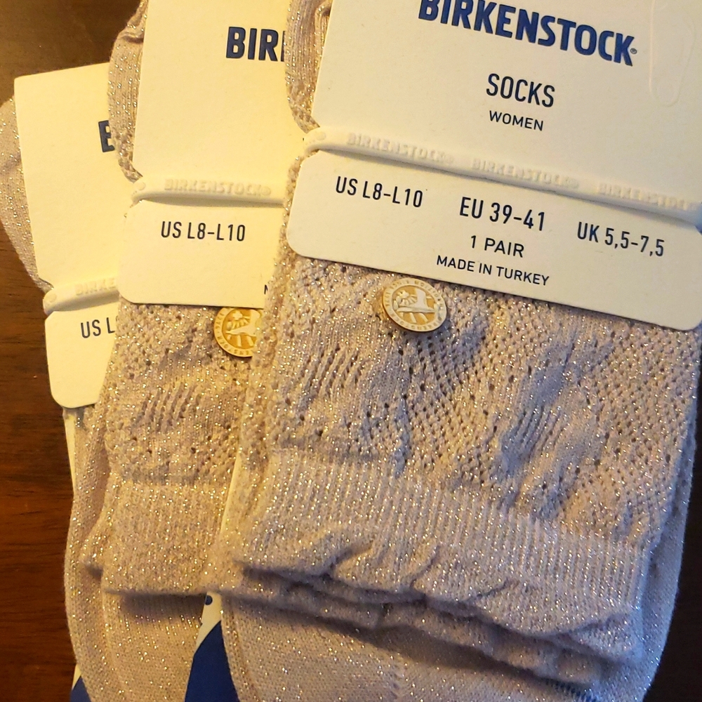 Birkenstock Socks. 3 new pairs